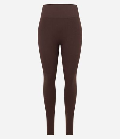 Pantalón Legging Deportiva en Poliamida Seamless con Efecto Jacquard 4