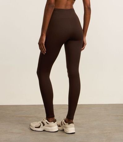 Pantalón Legging Deportiva en Poliamida Seamless con Efecto Jacquard 2