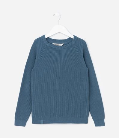 Suéter Infantil en Algodón con Textura - Talle 5 a 14 años