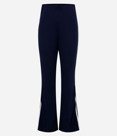 Pantalón Flare en Punta Roma con Friso en el Lateral 1