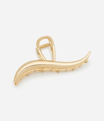Pinza para el Pelo en Metal con Forma Ondulada