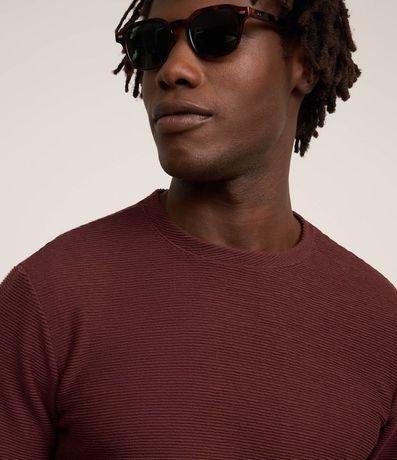 Remera con Textura Acanalada 3