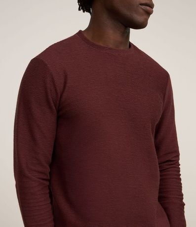 Remera con Textura Acanalada 4