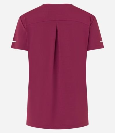 Remera Deportiva Texturizada con Detalle Reflectante 5