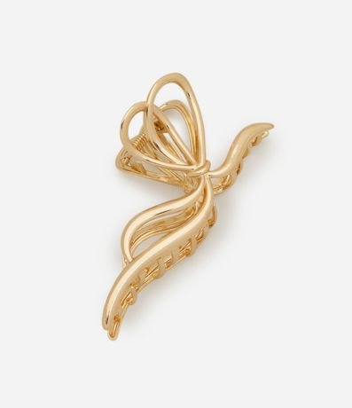 Pinza para el Pelo en Metal Formato Medio Lazo