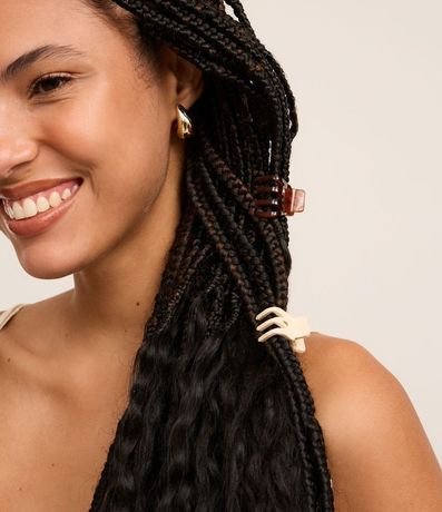 Kit 02 Pinzas para el Pelo Zig Zag 3