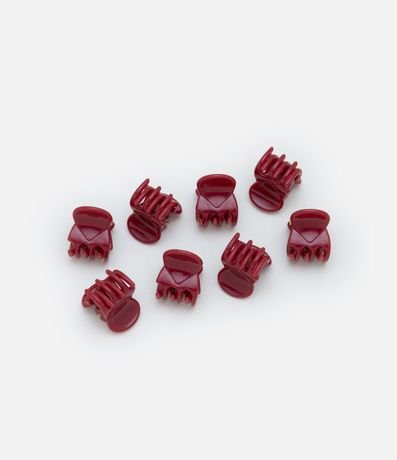 Kit 08 Mini Pinzas para el Pelo en Plástico 2
