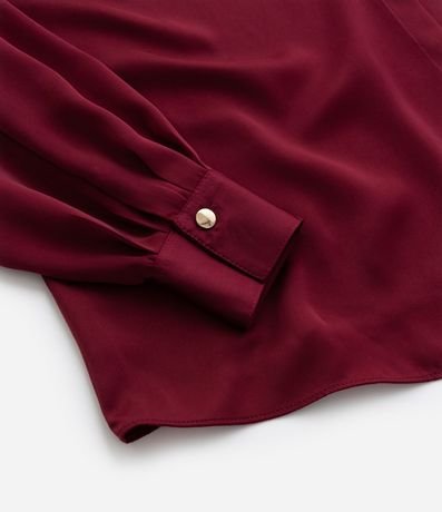 Camisa en Satén con Manga Amplia Curve & Plus Size 8