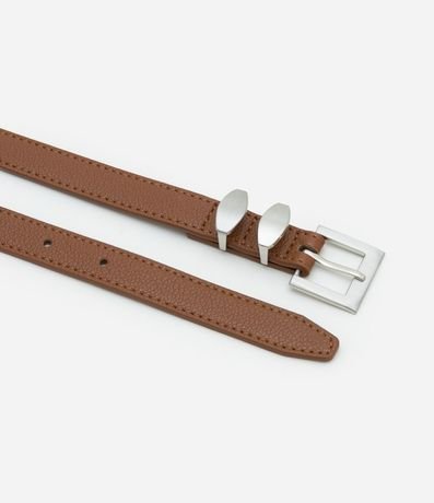 Kit 02 Cintos en PU con Hebillas Diversas