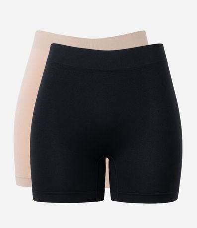 Kit 02 Bombachas Boyshort Seamless