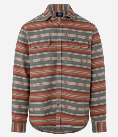 Camisa Comfort con Jacquard y Estampa Étnica 5