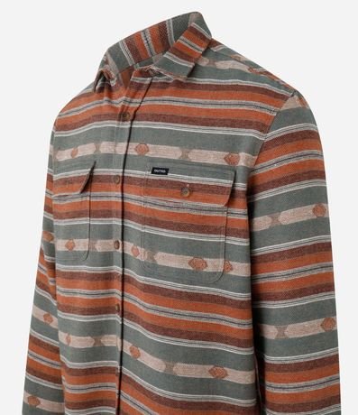 Camisa Comfort con Jacquard y Estampa Étnica 6