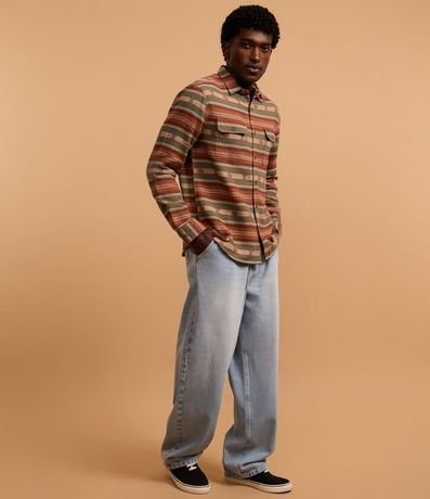 Camisa Comfort con Jacquard y Estampa Étnica 2