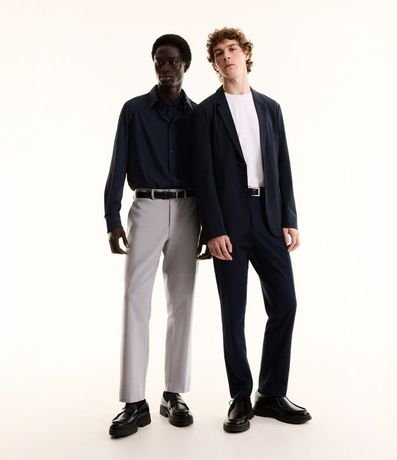 Blazer en Performance Easy Care con Textura y Cuello con Solapa 2