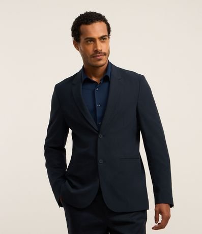 Blazer en Performance Easy Care con Textura y Cuello con Solapa 3