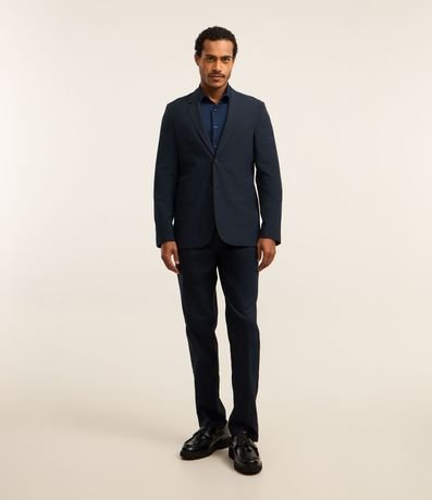 Blazer en Performance Easy Care con Textura y Cuello con Solapa 4