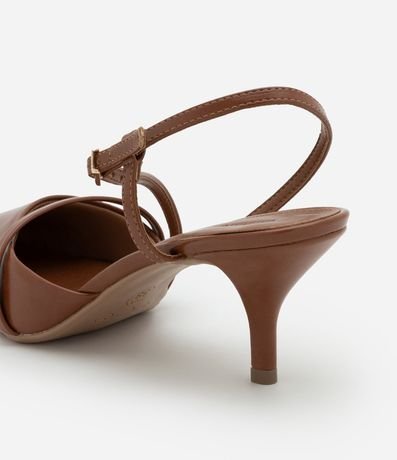 Zapato Tacones en PU con Salto y Tiras 3