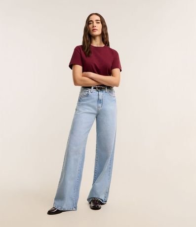 Remera en Algodón con Cuello Redondo 2