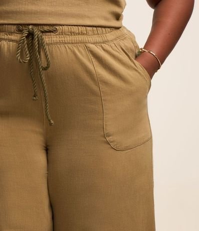 Pantalón Pantalona en Sarga Liviana y Lazo Curve & Plus Size 4