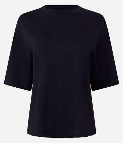 Blusa Oversized Básica en Algodón Malla 5