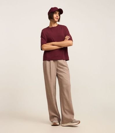 Blusa Oversized Básica en Algodón Malla 2