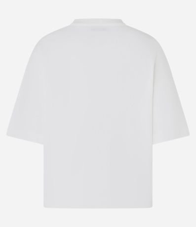 Blusa Oversized Básica en Algodón Malla 8