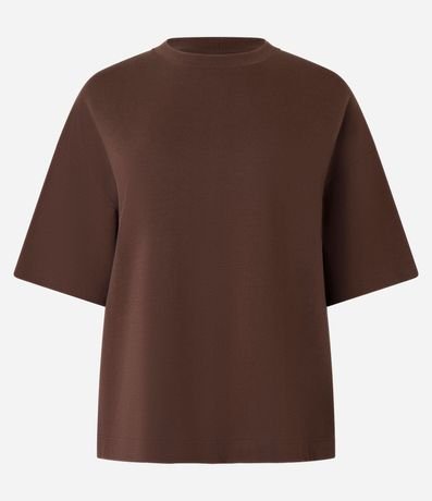 Blusa Oversized Básica en Algodón Malla 5