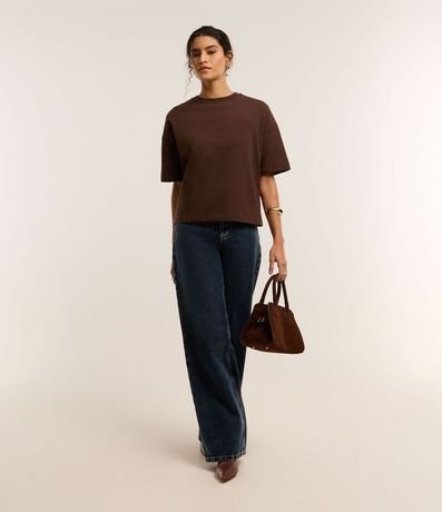 Blusa Oversized Básica en Algodón Malla 2