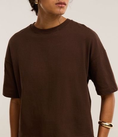 Blusa Oversized Básica en Algodón Malla 4