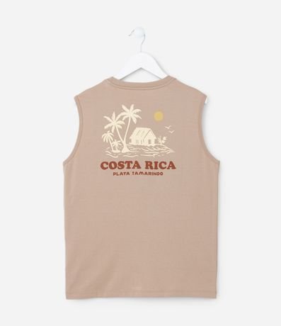 Musculosa Infantil con Estampa Costa Rica - Talle 5 a 14 años 2