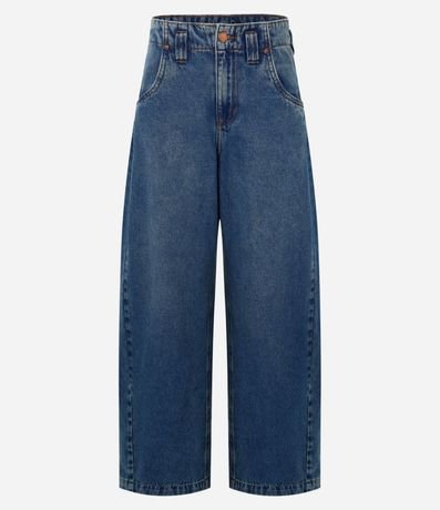 Pantalón Barrel en Jean con Bolsillo Diferenciado 5