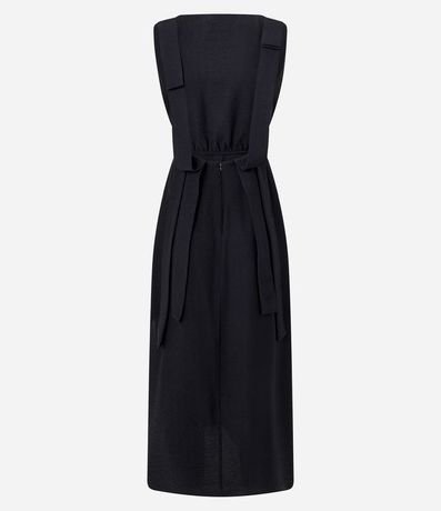 Vestido New Midi Sin Manga en Crepé 6