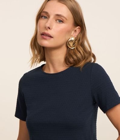 Blusa Corta en Algodón con Volados en la Parte Baja 3