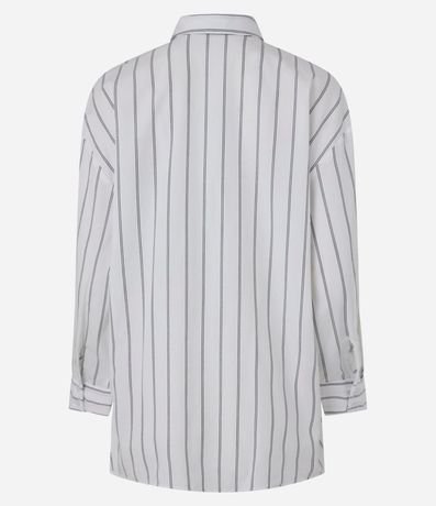 Camisa Manga larga en Tricolina con Rayas 6