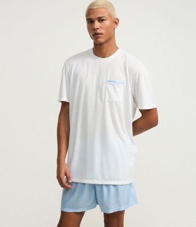 Pijama Corto en Algodón y Viscosa con Rayas 3