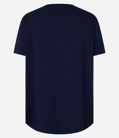 Remera Oversized Deportiva en Microfibra con Bajo Redondeado 6