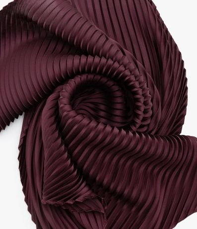 Pañuelo Satinado con Textura Plegada