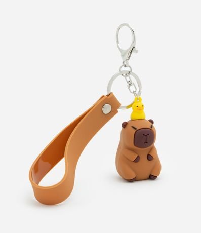 Llaveiro Infantil de Plástico con Carpincho y Pollito - Talle único