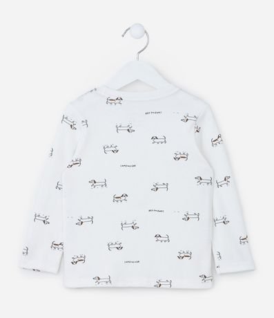 Remera Infantil con Estampa de Perrito - Talle 1 a 6 años 2
