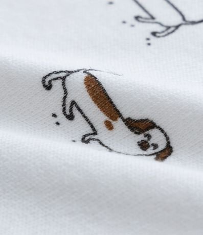 Remera Infantil con Estampa de Perrito - Talle 1 a 6 años 3
