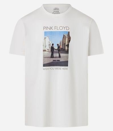 Remera Comfort en Algodón con Estampa Pink Floyd 7