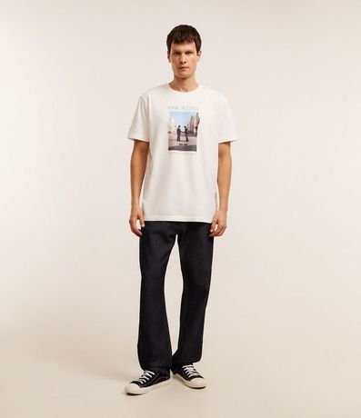 Remera Comfort en Algodón con Estampa Pink Floyd 5