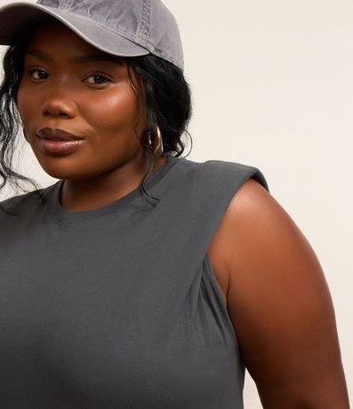 Vestido Midi Muscle Tee en Algodón Curve & Plus Size 4