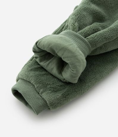 Conjunto Infantil en Fleece con Bordado de León - Talle 0 a 18 meses 8