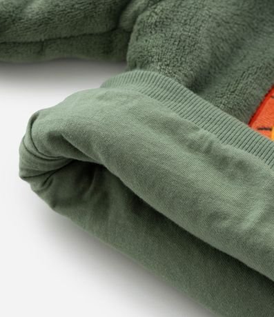 Conjunto Infantil en Fleece con Bordado de León - Talle 0 a 18 meses 9