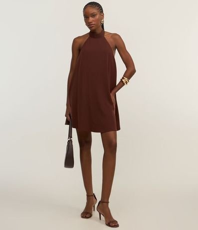 Enterito corto en Crepé con Cuello Halter 2