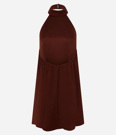 Enterito corto en Crepé con Cuello Halter 7