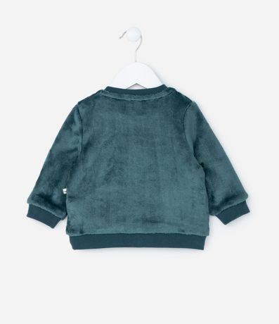 Saco Infantil en Fleece con Bordado Guaxinim - Talle 0 a 18 meses 2