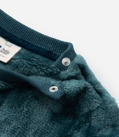 Saco Infantil en Fleece con Bordado Guaxinim - Talle 0 a 18 meses 4