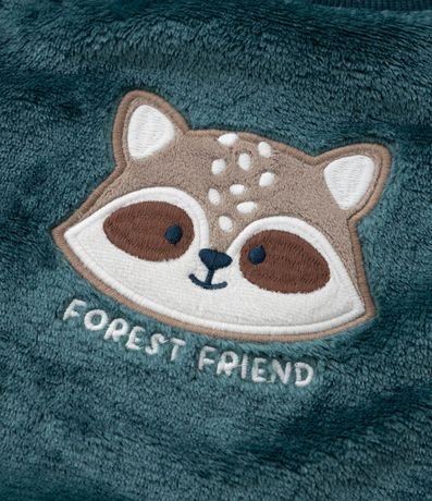 Saco Infantil en Fleece con Bordado Guaxinim - Talle 0 a 18 meses 7